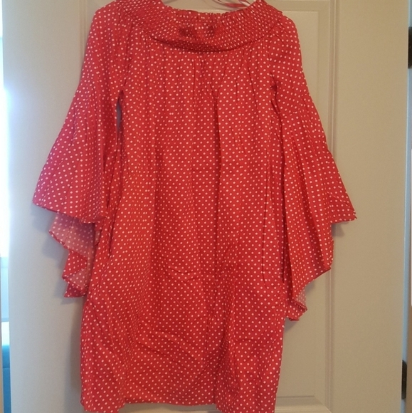 Pink & White Polka Dot Dress - Picture 4 of 4